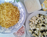 Foto del paso 2 de la receta: Fusilli con berenjena a la crema de parmesano
