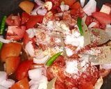 A picture of step 3 of Tiranga gravy kofta.