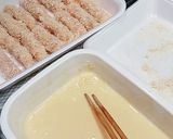 A picture of step 2 of Rolled Pork Cutlet (Kuru Kuru Tonkatsu) with Thinly Sliced Pork Loin.