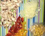 A picture of step 1 of Vitamin packed Cous cous lunch.
