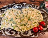 A picture of step 8 of Green Onion and Potato Chips Bread.