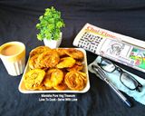 A picture of step 8 of Moong Dal Methi Masala Lachha Mathri - Tea Time Snacks.