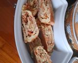 Foto langkah ke 4 dari resep Telur Dadar Gulung Isi abon.