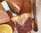 Foto del passaggio 7 della ricetta Ciambellone del Buonumore (arancia e cacao)