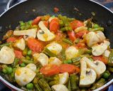 A picture of step 7 of Vegetable Caldin.