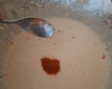 A picture of step 4 of My Deepfried Battered chilli Chicken.☺.