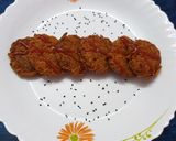 A picture of step 4 of OLU MANJIVOR...Potato cutlets.