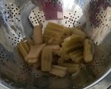 Foto del paso 1 de la receta: Cardo y repollo con seitan