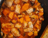 Foto del paso 5 de la receta: Estofado de pollo con boniato y shiitake