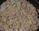 Foto langkah ke 6 dari resep Creamy Fettuccine.