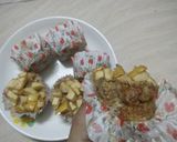 Hình bước làm 4 của món Bánh muffin Yến mạch, táo và chuối