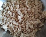 A picture of step 3 of Leftover roti ke ladoo.