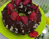 عکس مرحله 10 از دستور کیک شکلات و بادام 🎂 (Chocolate & Almond Cake) با گاناش نوتلا