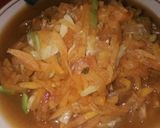 Foto langkah ke 5 dari resep Oseng buah pepaya.