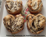 Foto del paso 18 de la receta: Palmeras medianas de hojaldre con chocolate