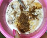 A picture of step 5 of Steamed bikaneri dahi vade.