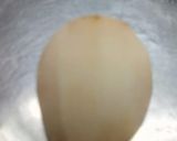 A picture of step 2 of Palak pakoda chaat.
