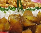 Foto del paso 7 de la receta: Pollo al curry con arroz y batata