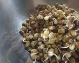 A picture of step 1 of Sprouted moong bhel.