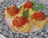 Foto del paso 5 de la receta: Albóndigas con pasta