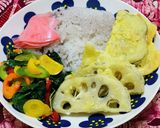 A picture of step 3 of Sweet Potato and Lotus Root Tempura.