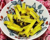 A picture of step 4 of Sweet Potato and Lotus Root Tempura.