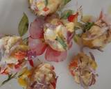 Tricolour capsicum bhajiya from leftover vada batter recipe step 2 photo