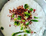 A picture of step 1 of Beetroot mini uttapam.