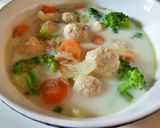 Foto langkah ke 7 dari resep Bakso Kakap Kuah Susu.