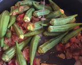 A picture of step 6 of Mediterranean Okra and Tomato Stew.