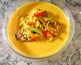 Foto langkah ke 7 dari resep Ikan Tongkol Masak Santan Bumbu Kuning.