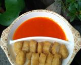 Foto langkah ke 4 dari resep Pempek Rebus Cuko Merah.
