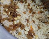A picture of step 7 of Chicken Afghani pulao 😋.