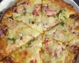 A picture of step 3 of Chicken pizza.