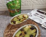 Foto langkah ke 3 dari resep Matcha Steam Bread Pudding.