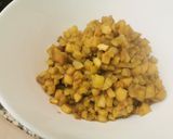 Foto del paso 1 de la receta: Croquetes de'albergínia al pesto amb timbal de carxofes i taronj