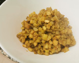 Foto del paso 1 de la receta: Croquetes de'albergínia al pesto amb timbal de carxofes i taronj
