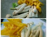 [廚房戰記]-高麗菜炒枸杞菇的食譜步驟2照片