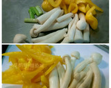 [廚房戰記]-高麗菜炒枸杞菇的食譜步驟2照片