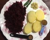 A picture of step 3 of Beetroot Cutlet.