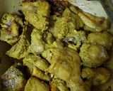 A picture of step 2 of Lentils Chicken curry.