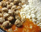 Lecsós gersli, húsgombóckákkal..🍅🌶 recept fázis 12 fotója