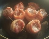 Baconös sertésszűz burgonyakoronggal recept fázis 7 fotója