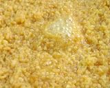 A picture of step 4 of Motichoor Laddu.