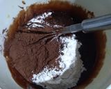 Foto langkah ke 3 dari resep Chocochip Cashew Brownie Pie.