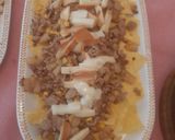 A picture of step 4 of Sofie's Nacho plate.