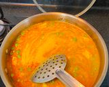 A picture of step 3 of Matar Paneer.