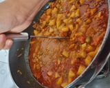 A picture of step 5 of Bhajipav in pressure cooker.