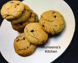 A picture of step 8 of Caramel chocolate chips cookies.