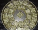 A picture of step 5 of Chane ki barfi.